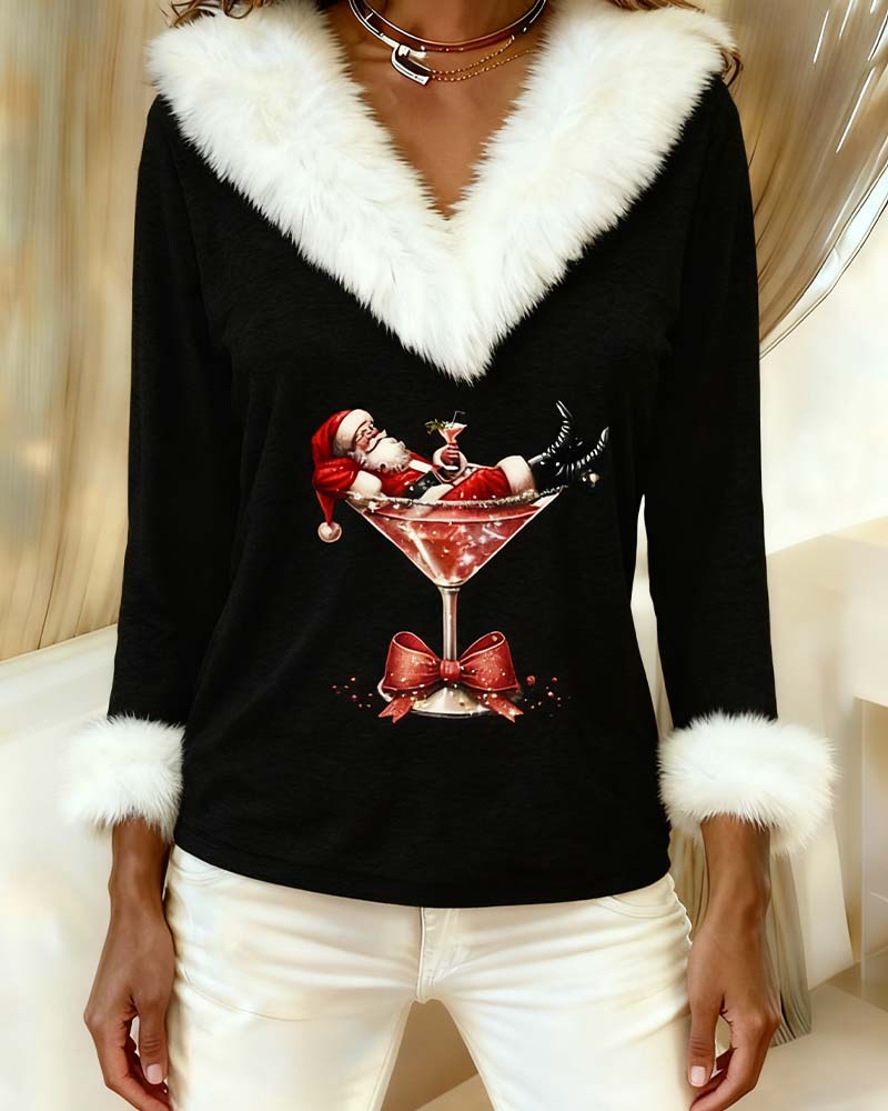 Stijlvolle Trui met Kerstprint