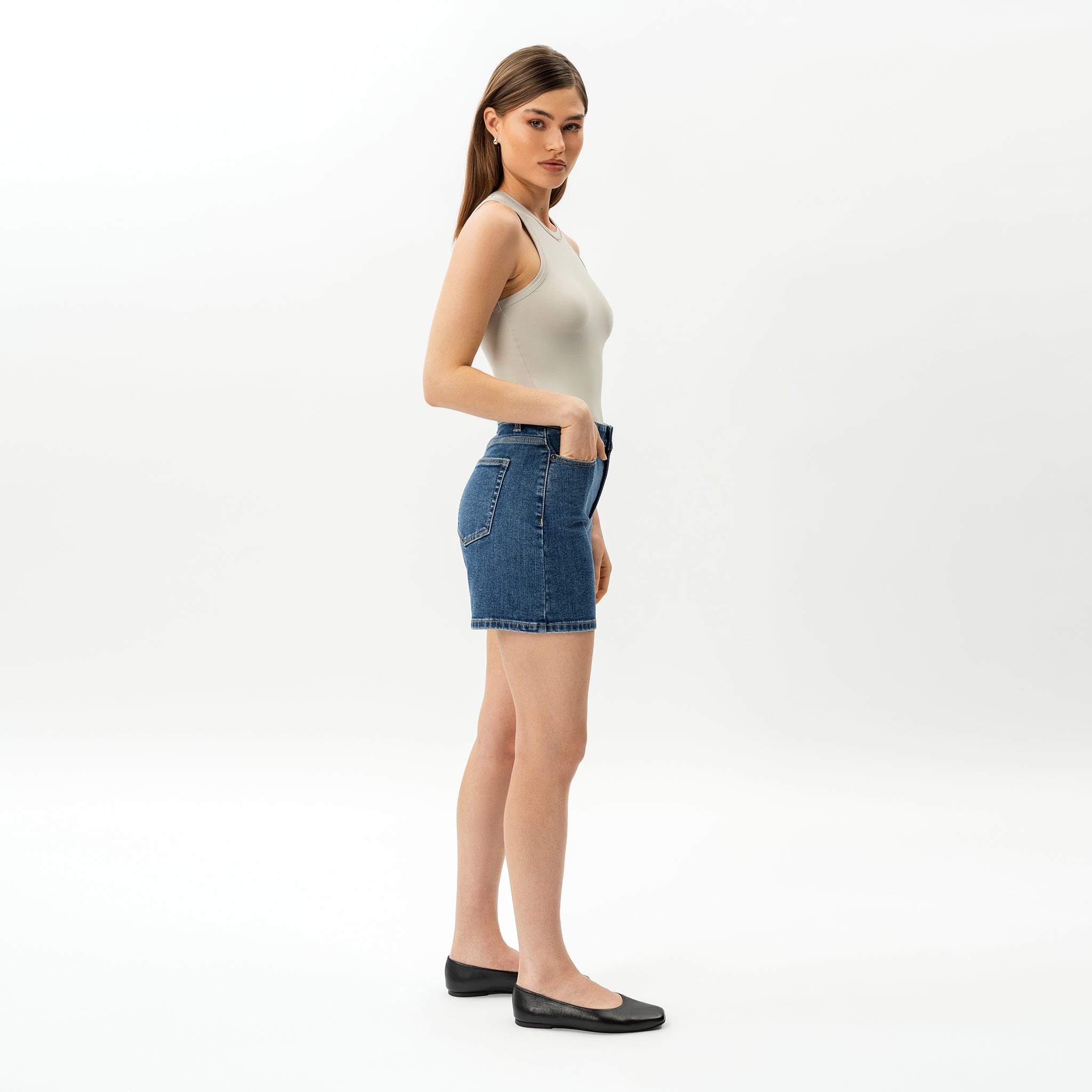 Stretchy ComfortDenim™ Shorts