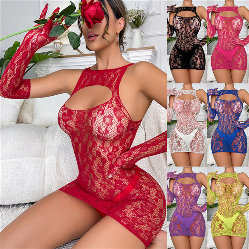 Transparante Sexy Lingerie Set