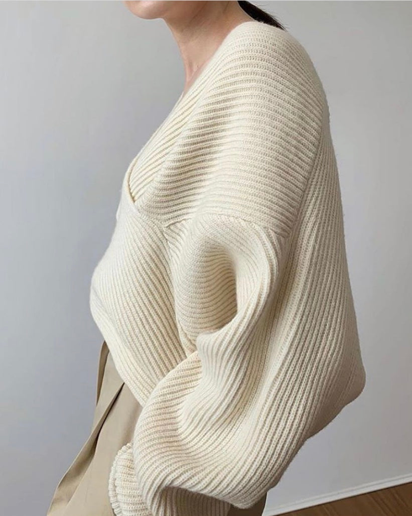 Laluna® | Elegante kruisgebreide trui