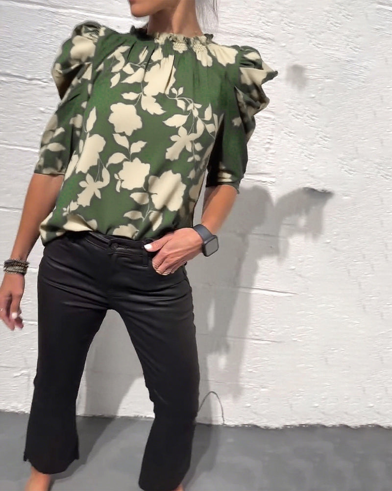 Laluna® | Blouse Pompmouw Ruche