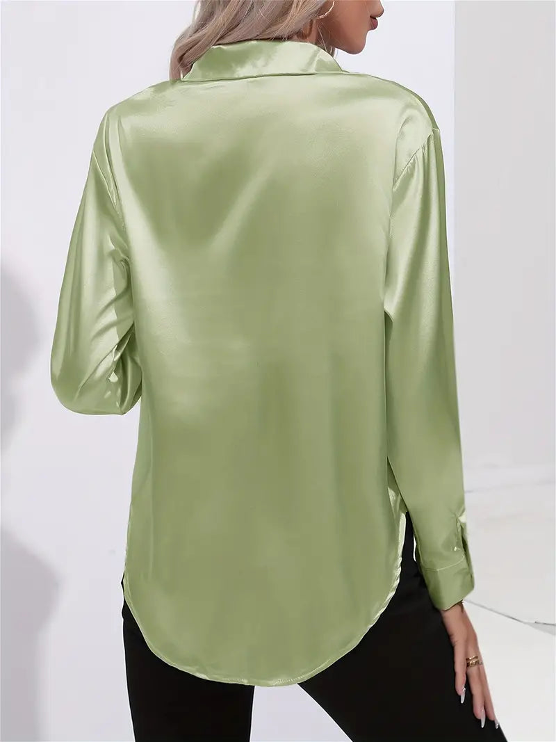 LALUNA® | SATIJNEN BLOUSE