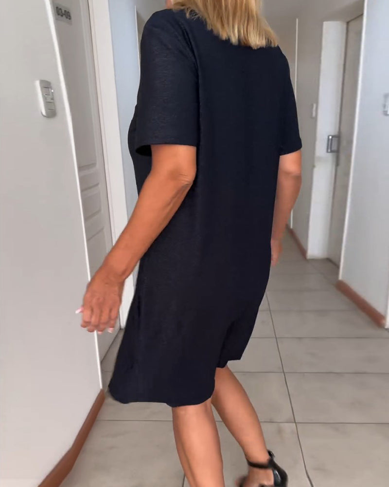 Laluna® | Chique Zwarte Jurk