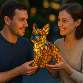 LOMUG Decoratief nachtlampje, lichtgevende hond lamp van hars, lamp hond led nachtlicht energieklasse A, huisdier, decoratieve lamp, nachtlamp voor hondenfans, woondecoratie, kinderkamer (Golden LOMUG Decoratief nachtlampje, lichtgevende hond lamp van hars, lamp hond led nachtlicht energieklasse A, huisdier, decoratieve lamp, nachtlamp voor hondenfans, woondecoratie, kinderkamer (Golden