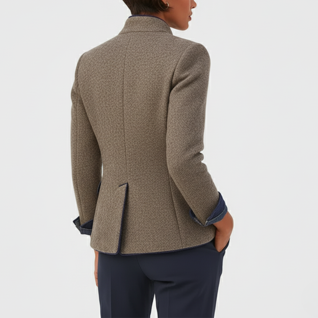 Laluna® | Elegant gestructureerd blazerjasje