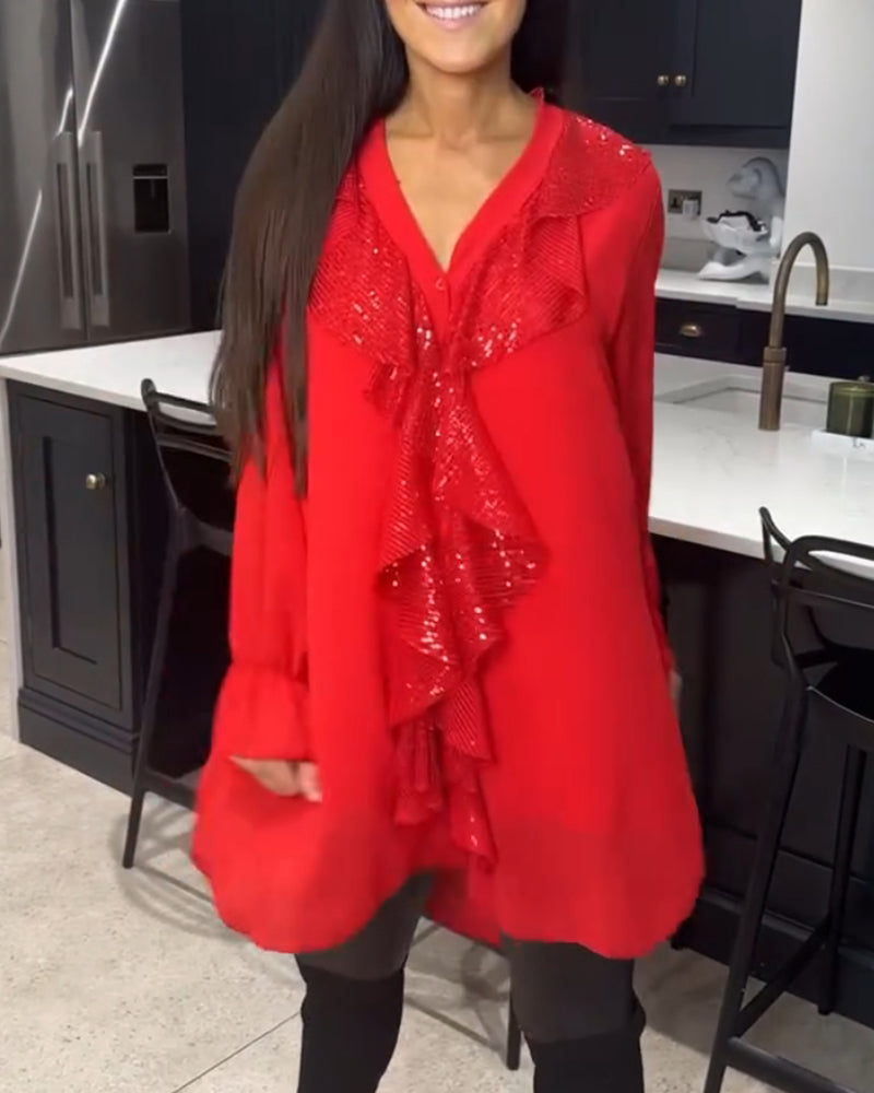 Laluna® | Stijlvolle Blouse met Ruffles