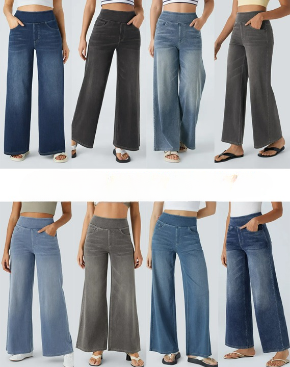 Laluna® | Comfortabele jeans met hoge taille