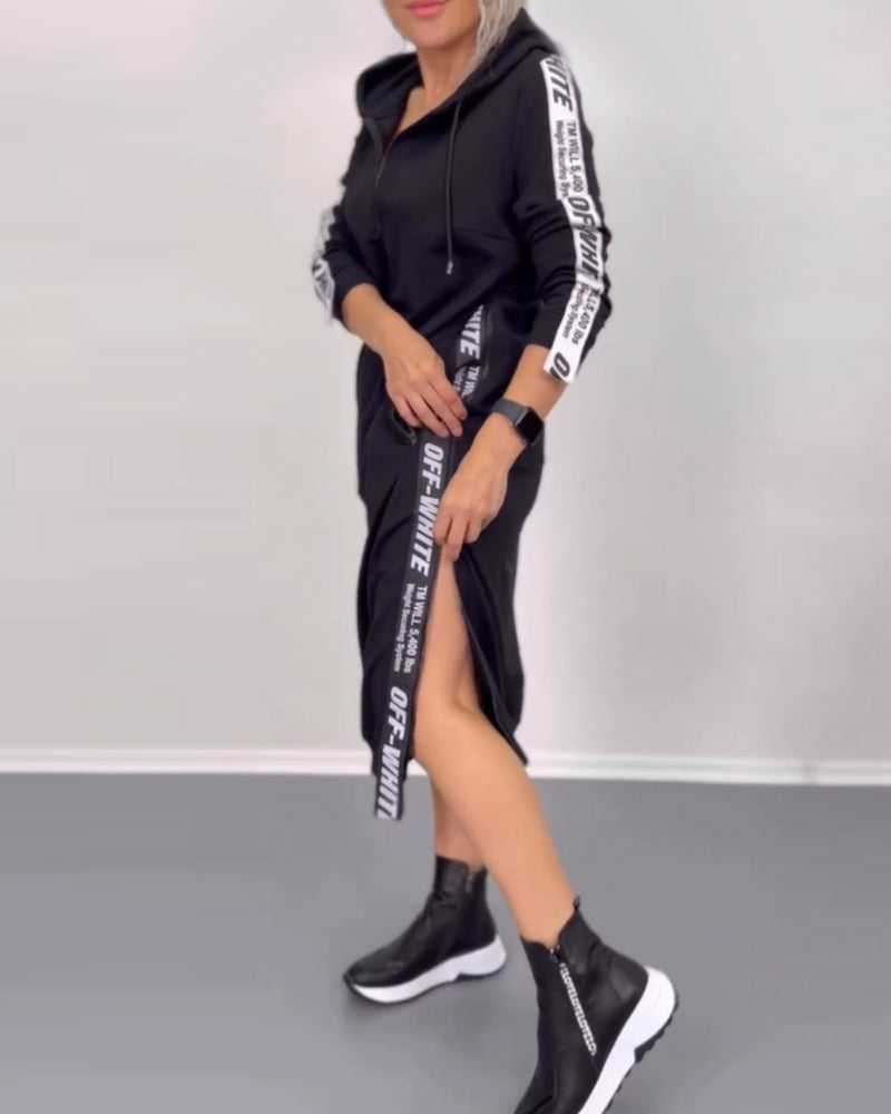 Laluna® | Vrijetijdskleed met ritssluiting en capuchon