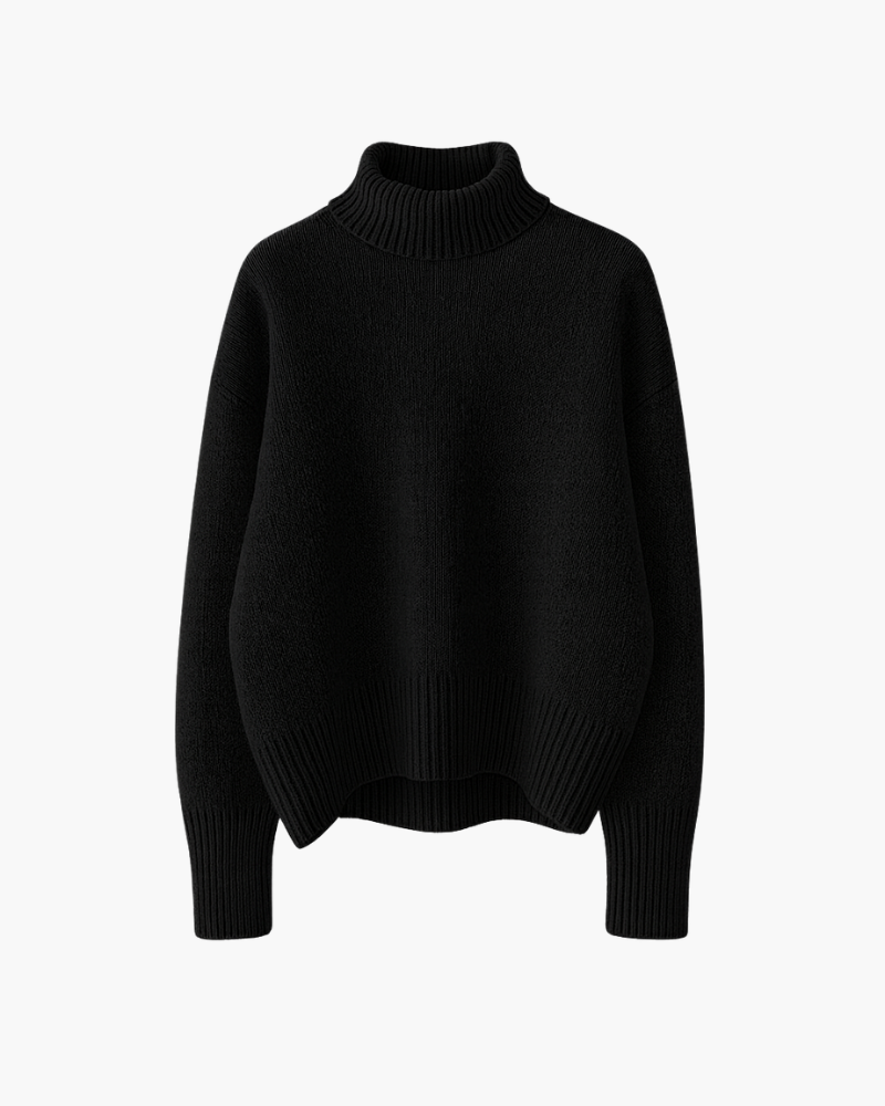 Zachte Trui met Hoge Kraag