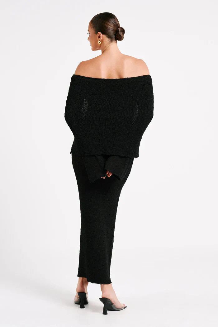 LALUNA® |  OFF-SHOULDER MAXI JURK
