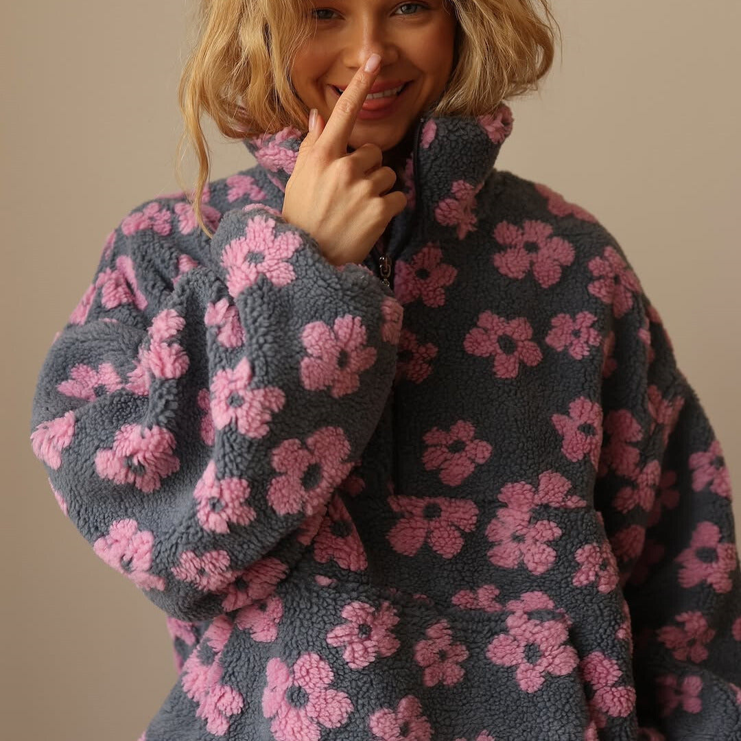 Laluna® | Trui met bloemenprint