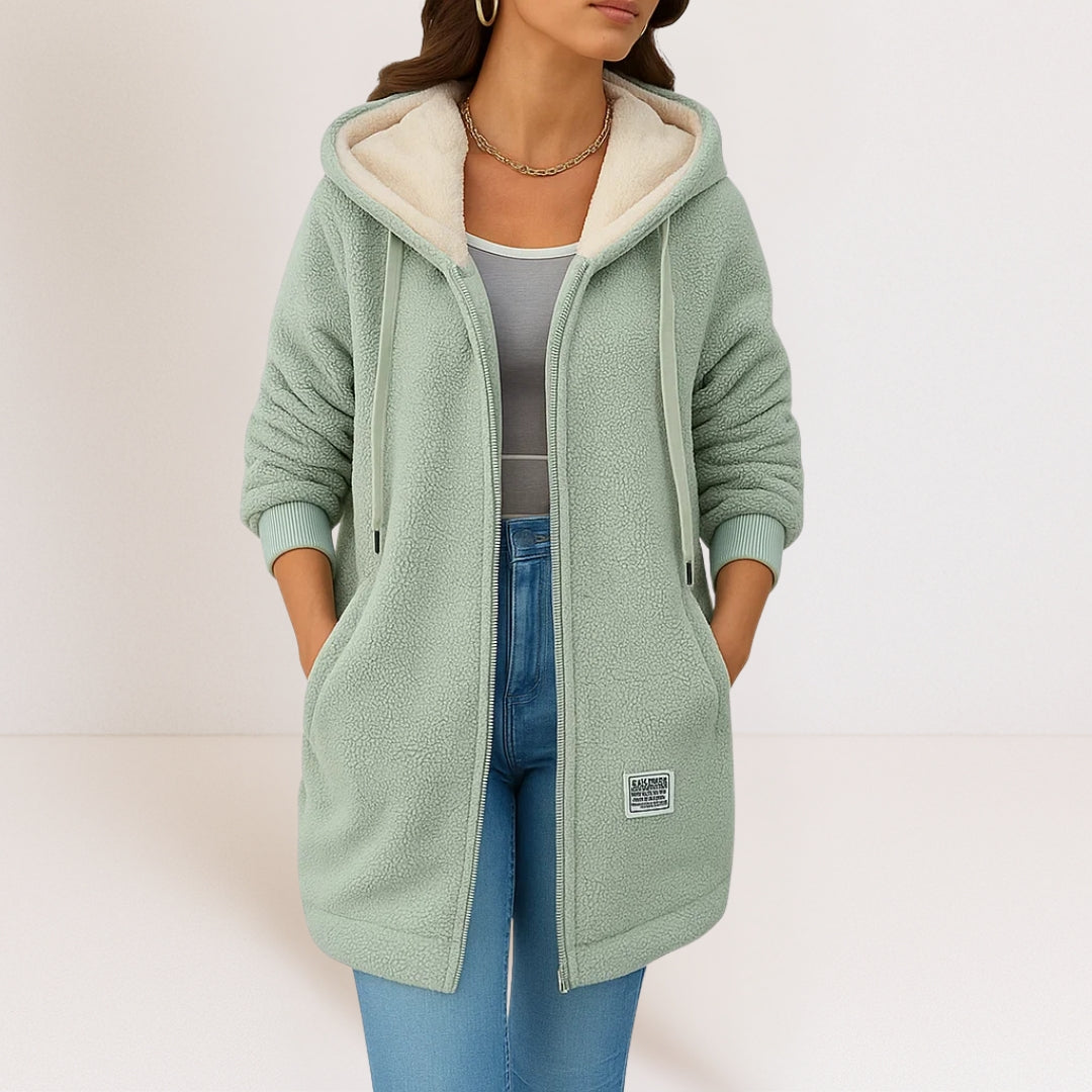 Laluna® | Fleecejas met capuchon