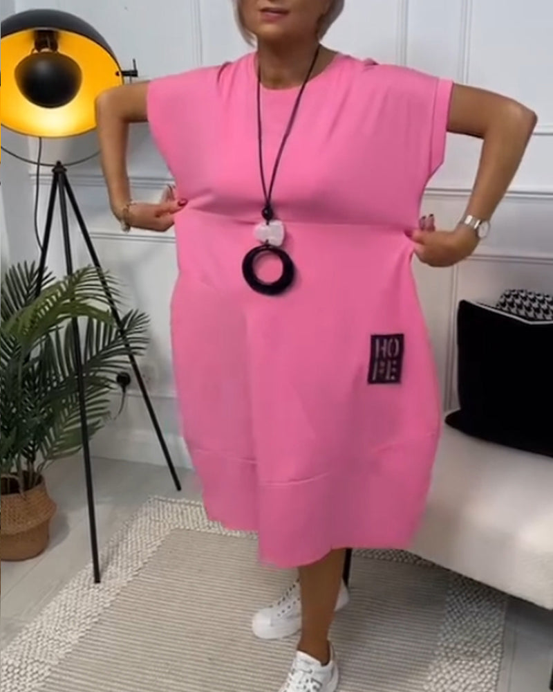 Eenvoudige Vrijetijdskaft met Korte Mouwen