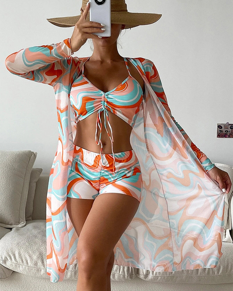 Laluna® | 3-Delige Bikini Set met Print