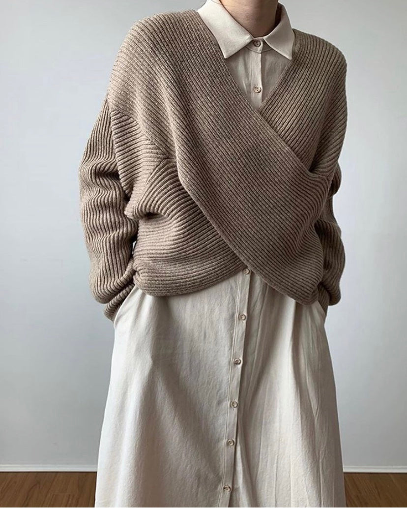 Laluna® | Elegante kruisgebreide trui