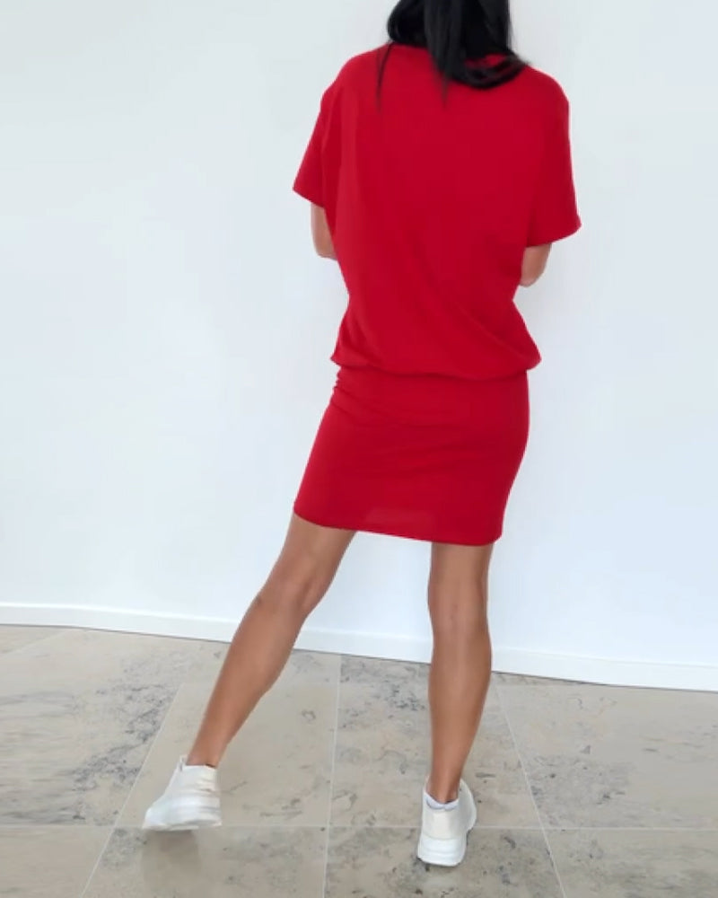 Laluna® | Zomerse Katoenen Korte Jurk