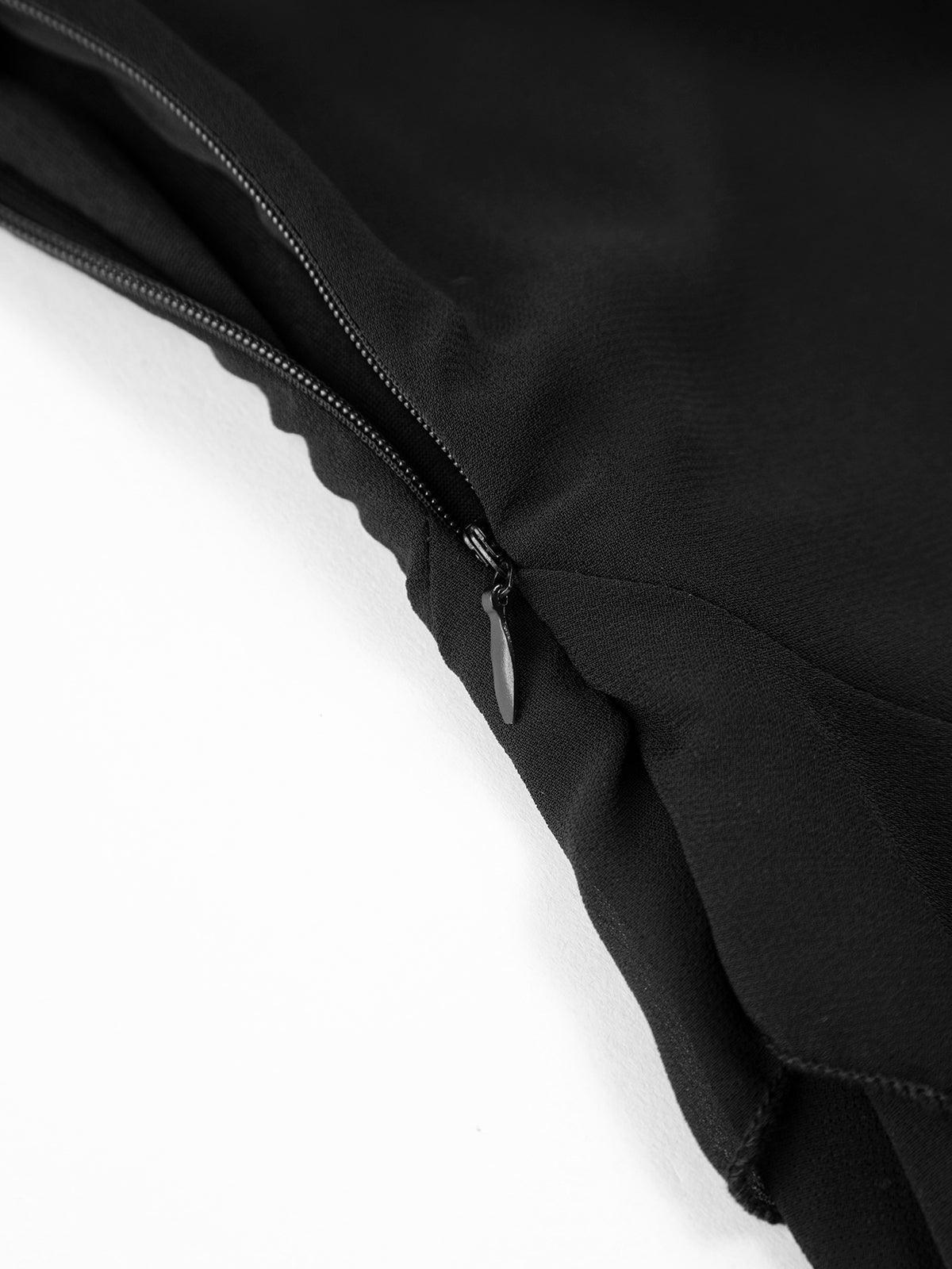 LALUNA® | LANGE JURK MET RITS