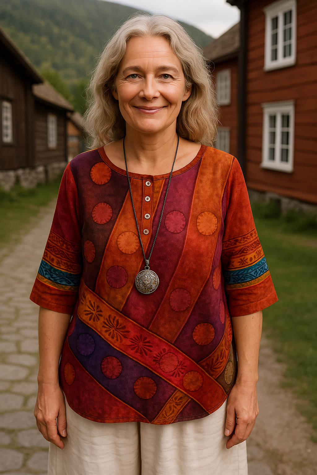 Laluna® | Comfortabele Kleurrijke Top