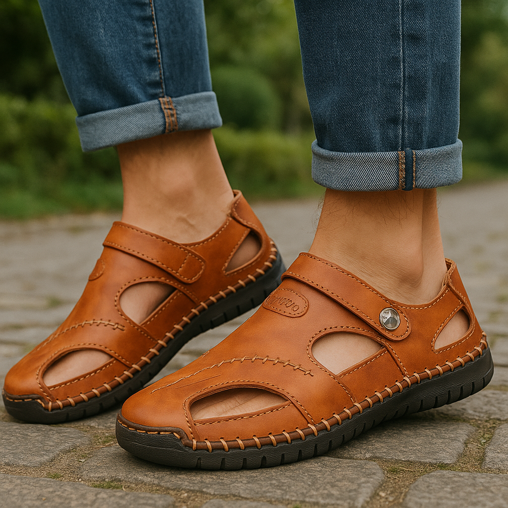 Laluna® | Zachte Leren Sandalen