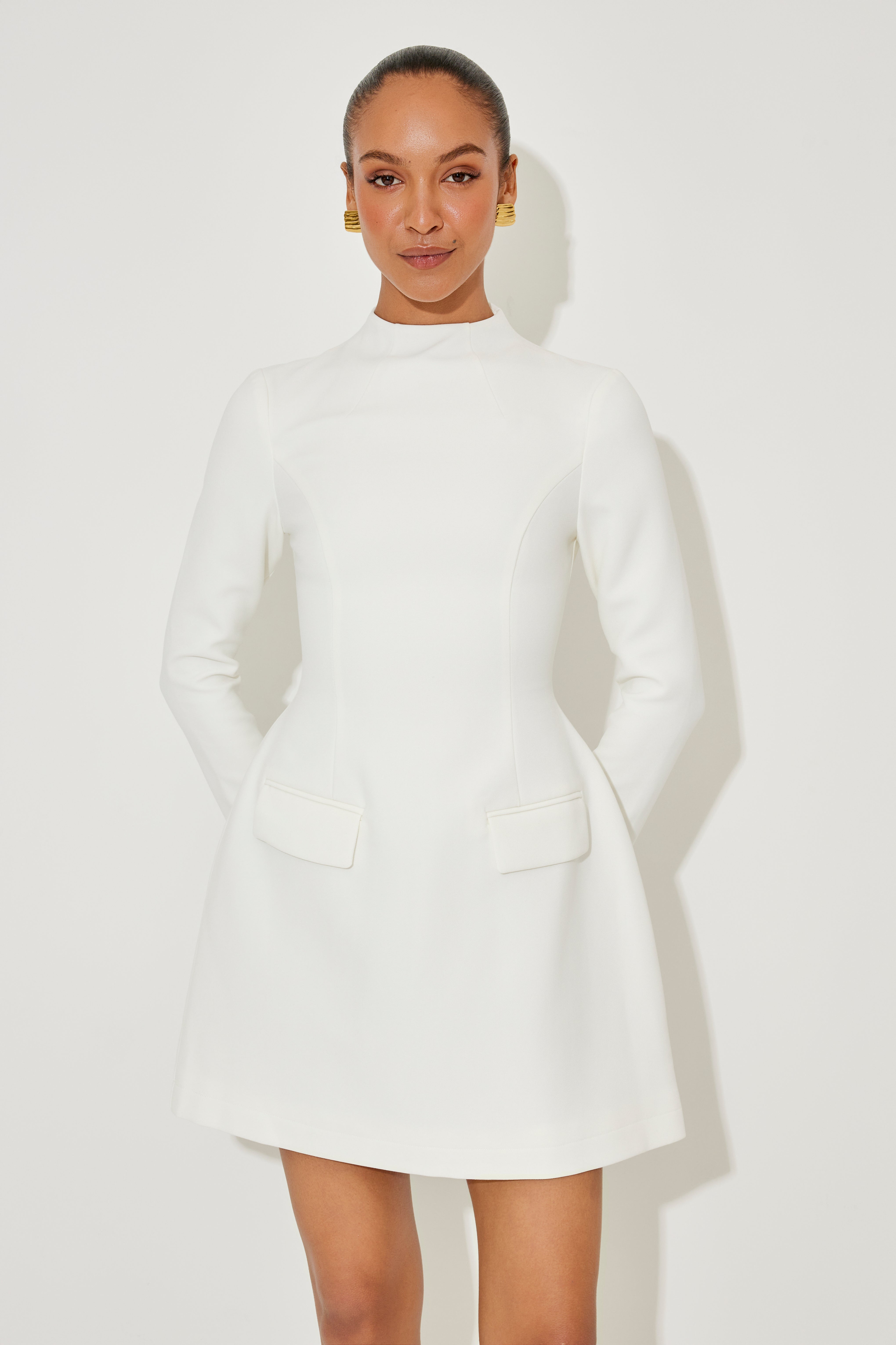 Laluna® | Korte jurk met splitmouwen