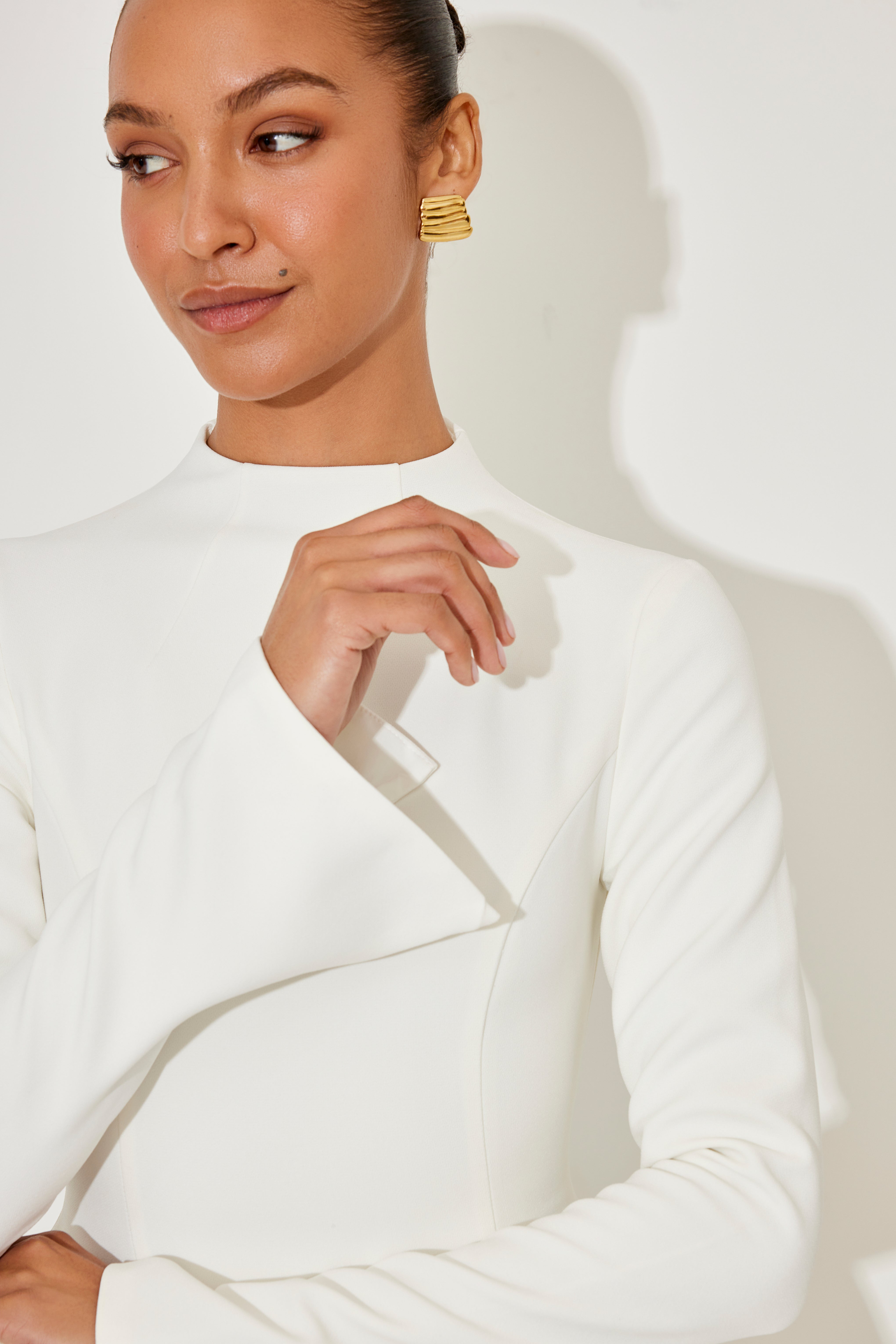 Laluna® | Korte jurk met splitmouwen