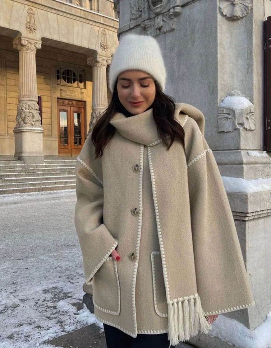 LALUNA® | SCARF COAT