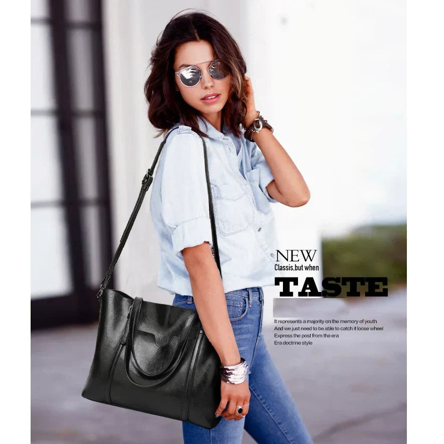 LALUNA® | LUXE LEREN HANDTAS