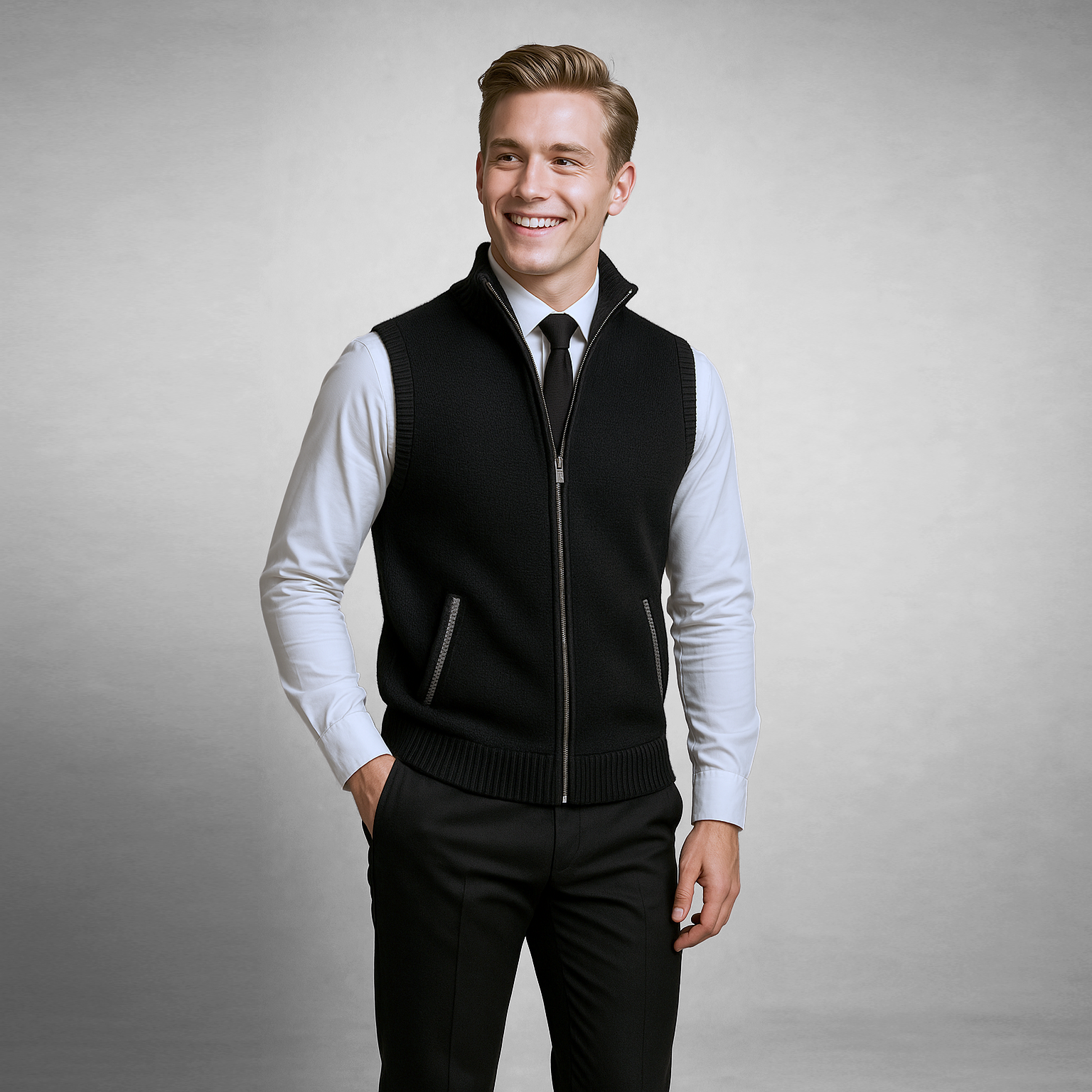 Laluna® | Vol-Zip Sweater Vest