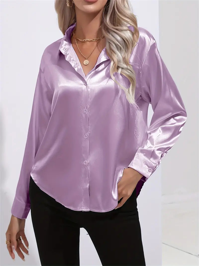LALUNA® | SATIJNEN BLOUSE