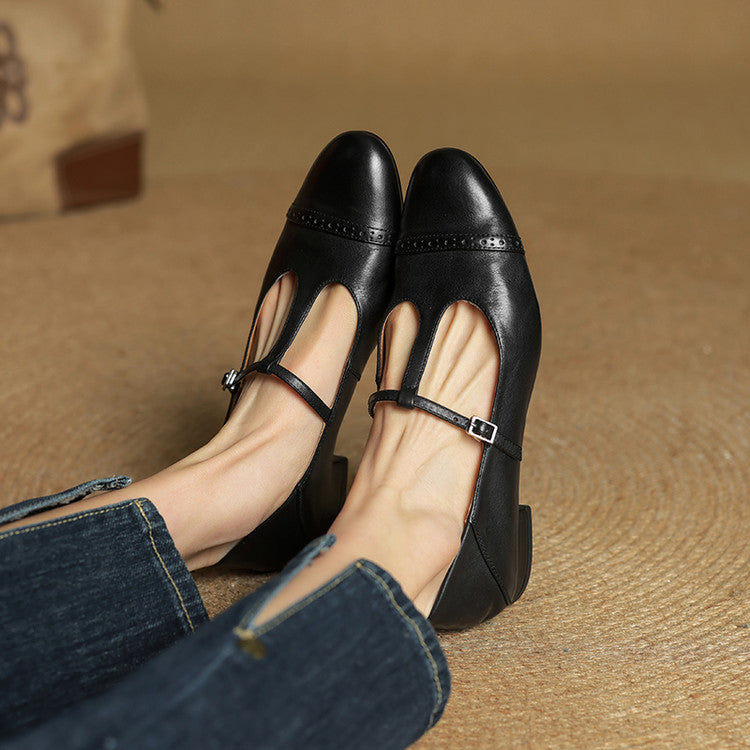 Laluna® | Echte Leren Flats