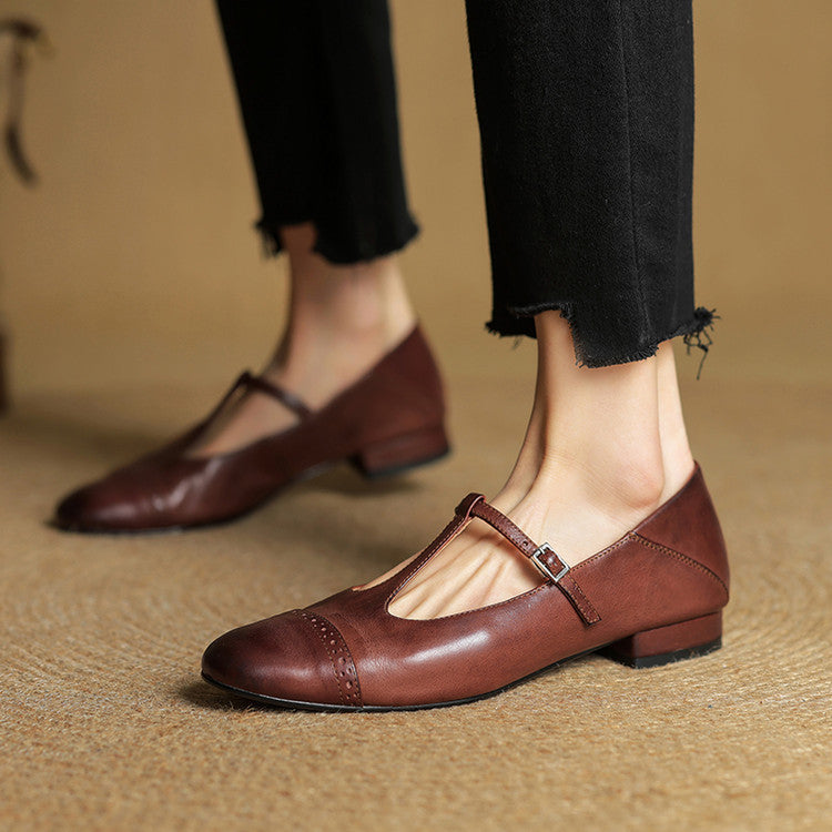 Laluna® | Echte Leren Flats