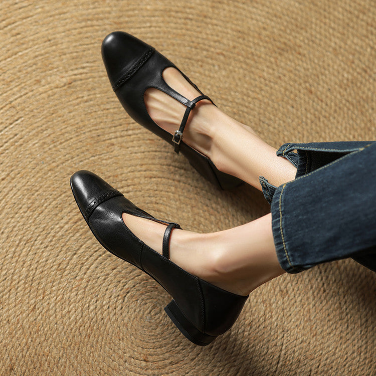Laluna® | Echte Leren Flats