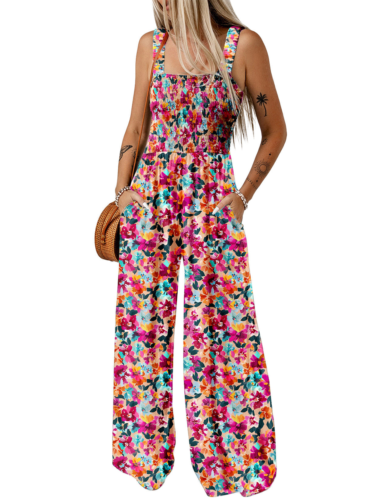 Boho Jumpsuit met Wijde Pijpen