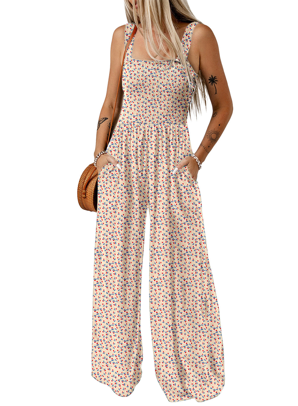 Boho Jumpsuit met Wijde Pijpen