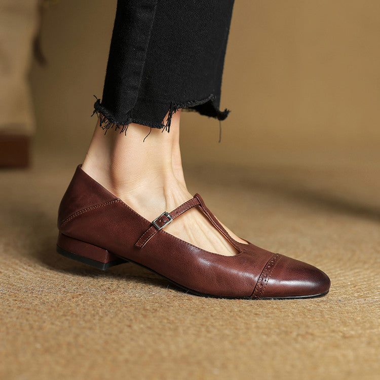 Laluna® | Echte Leren Flats