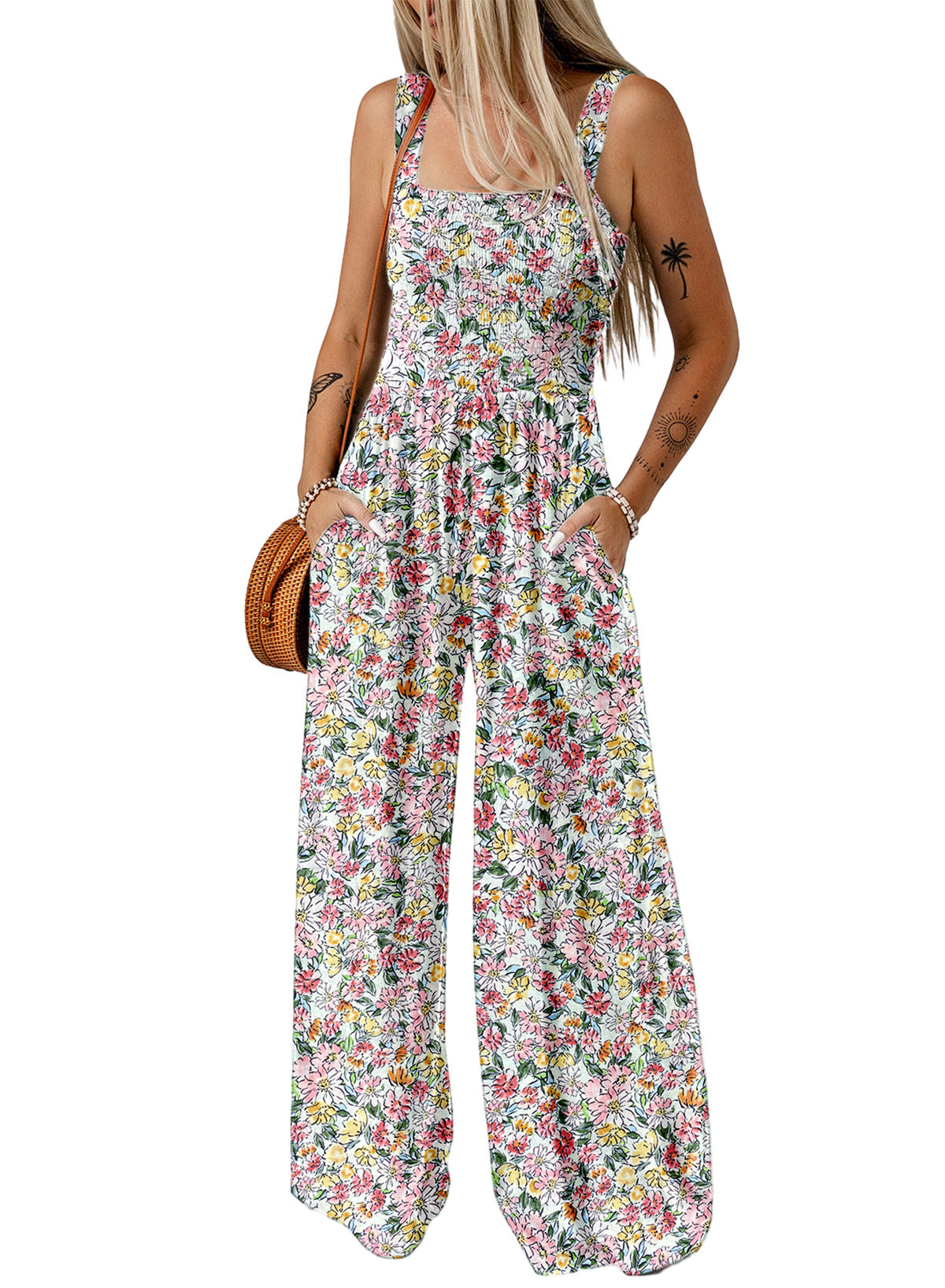 Boho Jumpsuit met Wijde Pijpen