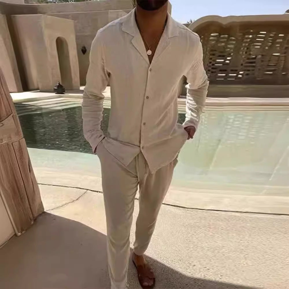 Laluna® | Zomer Linnen Herenset