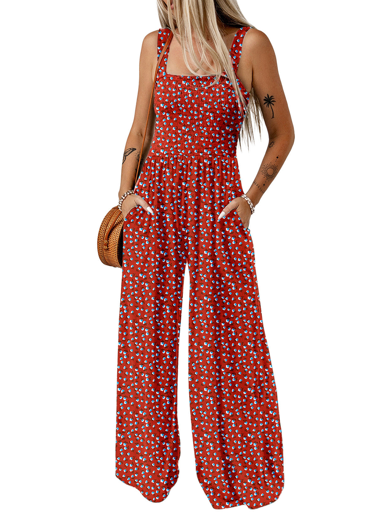 Boho Jumpsuit met Wijde Pijpen