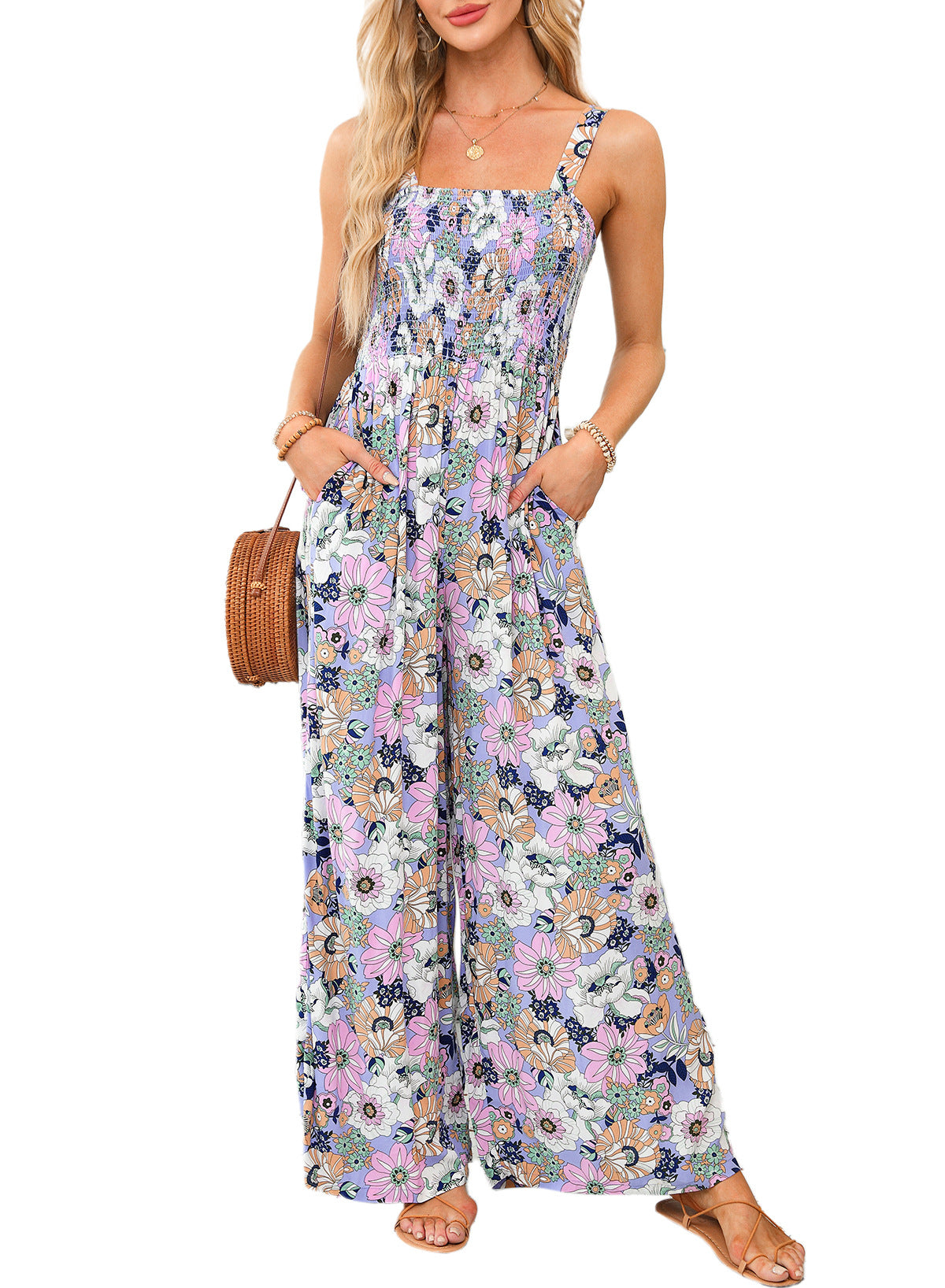 Boho Jumpsuit met Wijde Pijpen