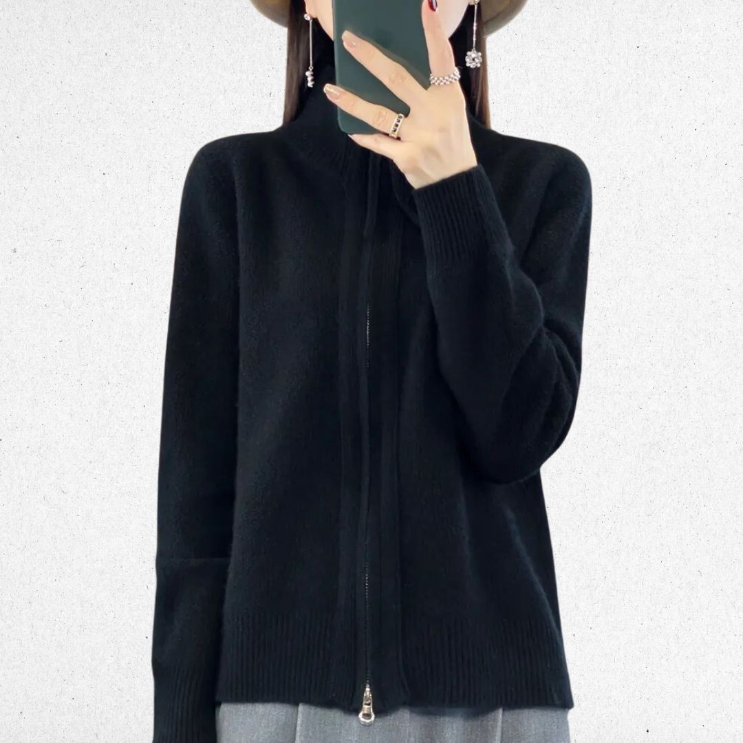 Laluna® | Cozy Zip-Up Cardigan