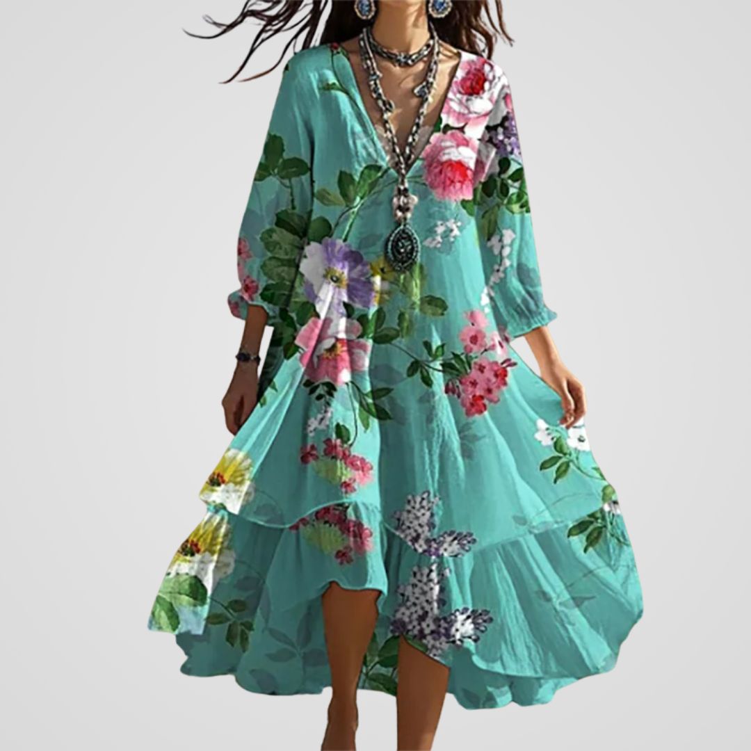 Laluna® | Vintage bloemenjurk