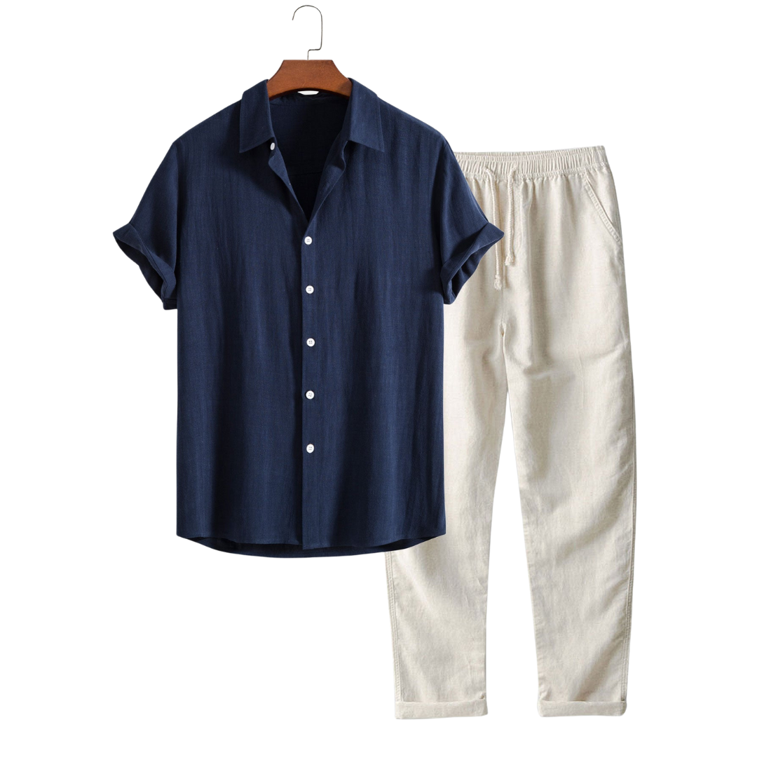 Laluna® | 2-delige Chique Casual Linnen Set