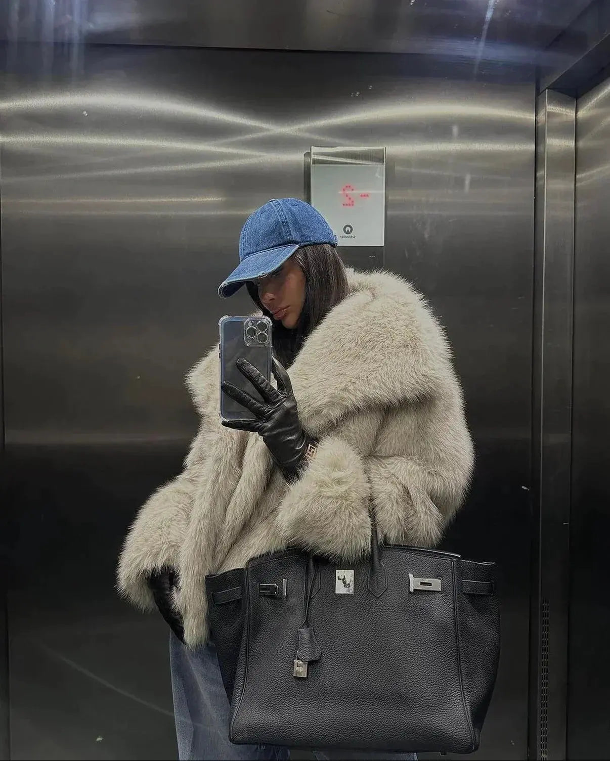 LALUNA® | FAUX FUR COAT