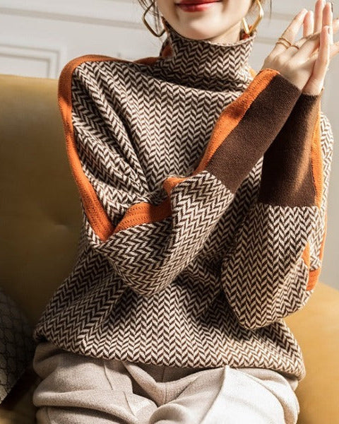 Laluna® | Coltrui met hoge kraag