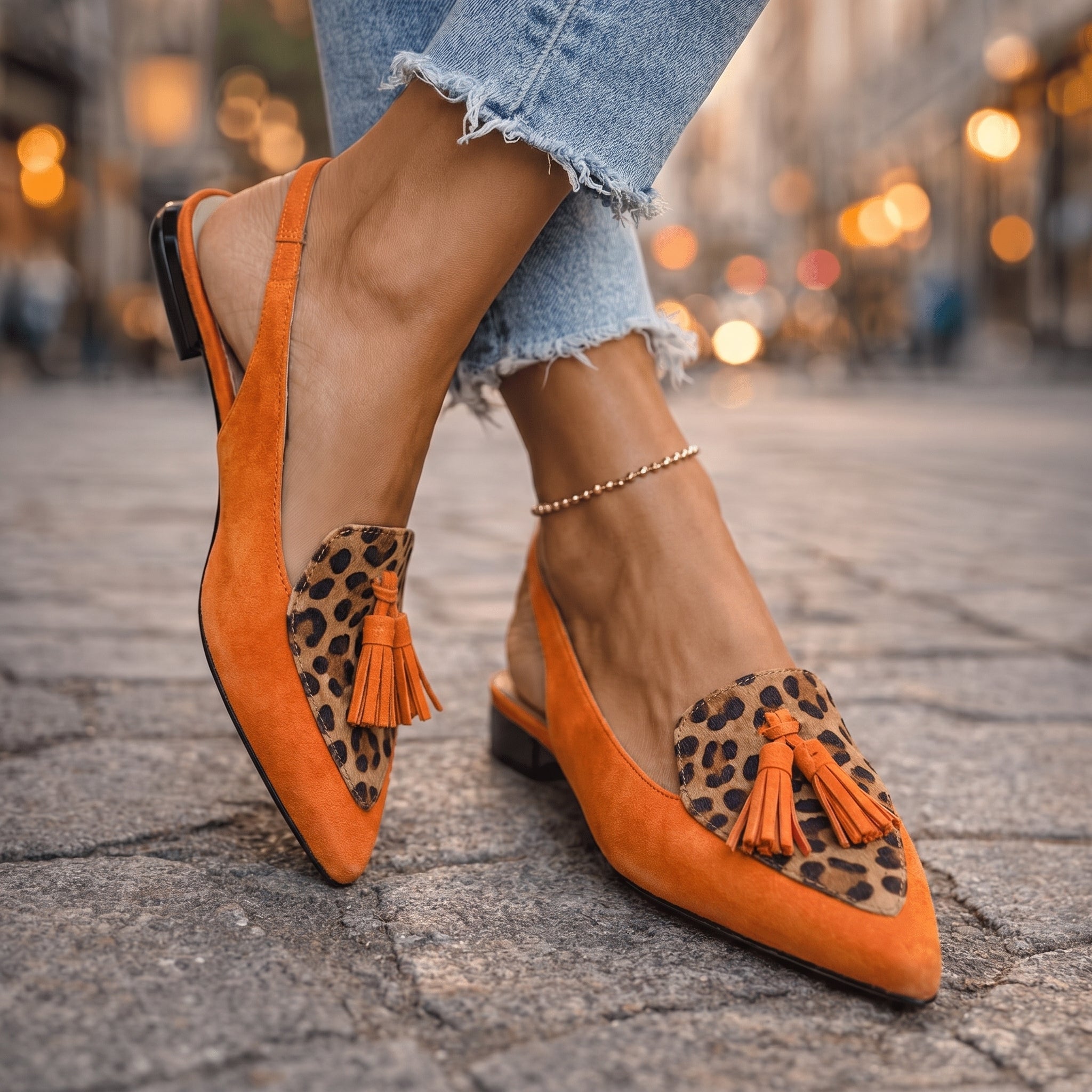 Élodie | Elegante Sandalen met Franje