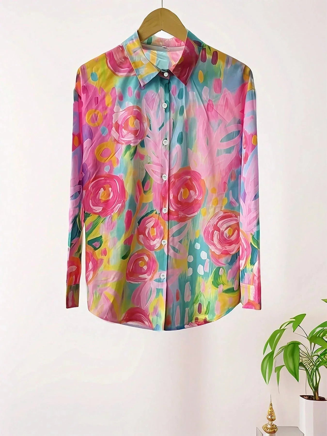 Laluna® | Blouse met kleurrijke print