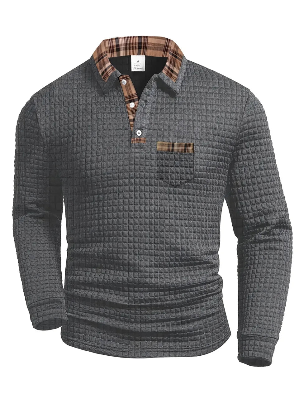 Laluna® |  Polo Shirt met Gestreept Motief