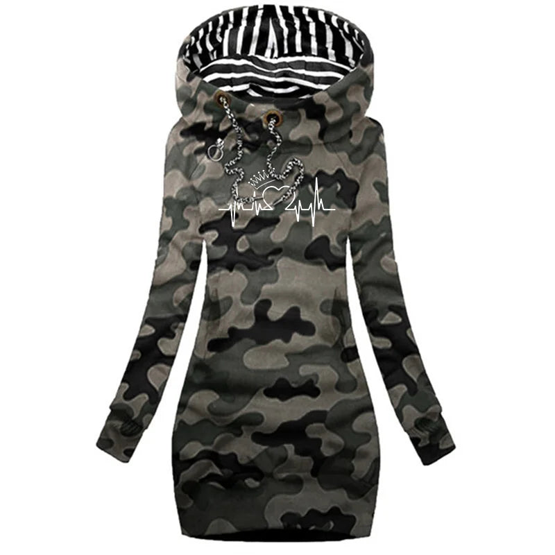 Laluna® | Stijlvolle Lange Winter jurk/trui