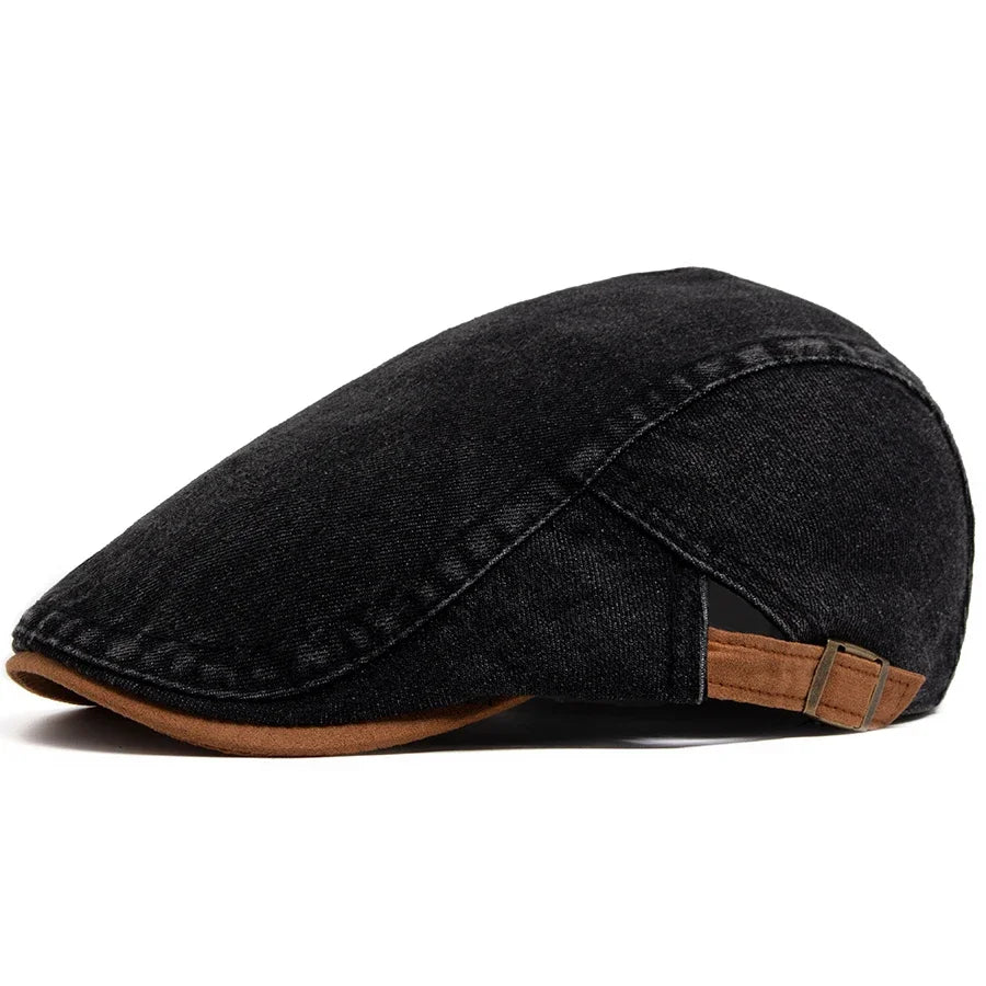 Laluna® | Premium Denim Flat Cap