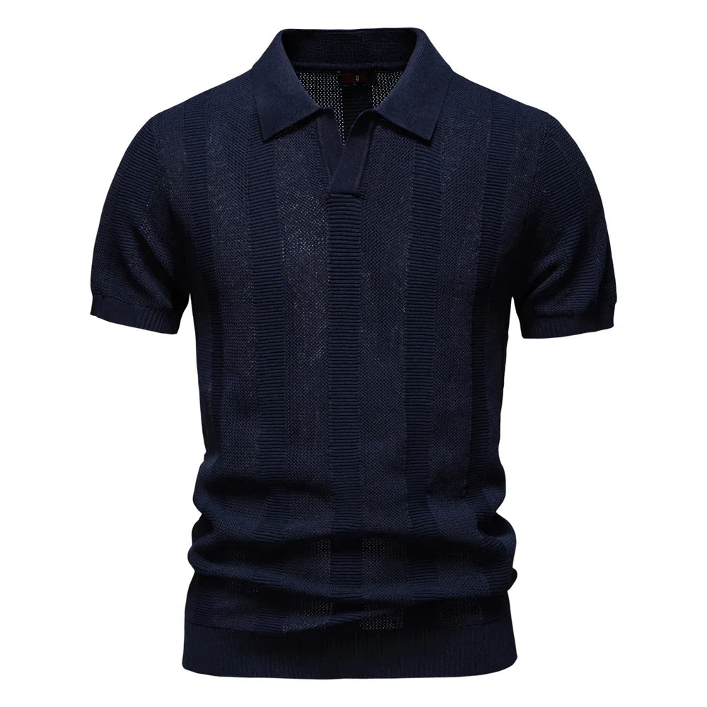 Laluna® | Katoenen Gestreepte Polo